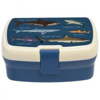 Rex London Shark Insulated Lunch Bag 4 Liter Cooler Picnic Tote