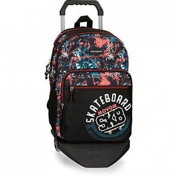 Movom Underground Mochila Doble Compartimento con Carro Rojo 31x46x15 cms Poliéster 21.39L
