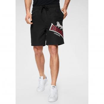 Lonsdale Atlow Men's Black Regular Fit Shorts 5XL