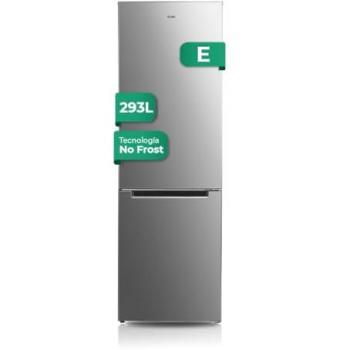 Frigorífico Combi Svan Inox 293L No Frost Multi AirFlow 2 Puertas Reversible E Bajo Nivel Sonoro