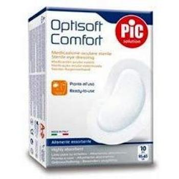 Gasa Adhesiva Estéril para Ojos Optisoft Comfort 10 Unidades