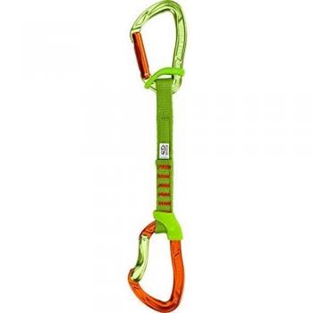 Climbing Technology Nimble Fixbar Cinta de Nailon, Unisex Adulto, Verde/Naranja, 17 cm