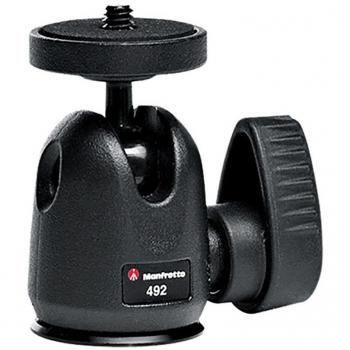 Manfrotto 492 - Rótula de bola para trípode, negro