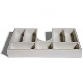 Inserto de cajón para muebles de baño Bernstein - Organizador cosmético a partir de 70 cm de ancho