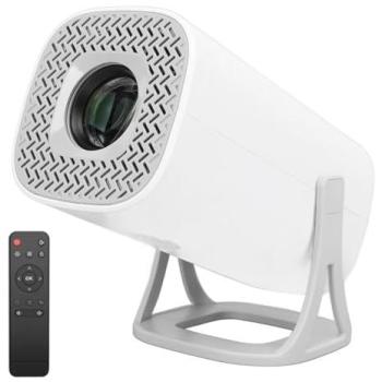 Proyector 4K Ultra HD Portátil Wi-Fi con Rotación de 180° y Altavoces Hi-Fi