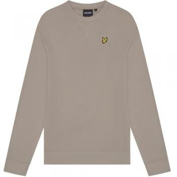 Sudadera de Cuello Redondo Lyle & Scott Verde Sage para Hombre - Talla L
