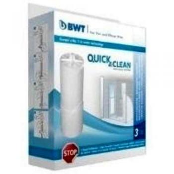 BWT Quick & Clean 812915 - Pack de 3 Cartuchos de Filtro de Agua, Edición Limpieza