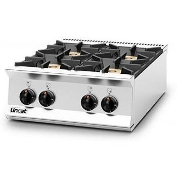 Lincat og8003/N Opus 800 4 quemador parte superior de ebullición, Gas natural