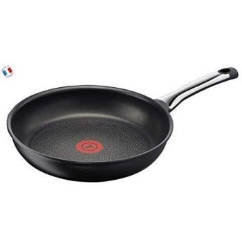 Tefal E4400485 Sartén Talent Pro E44004, 24 Cm, Titanium Excellence, Metal, Negro