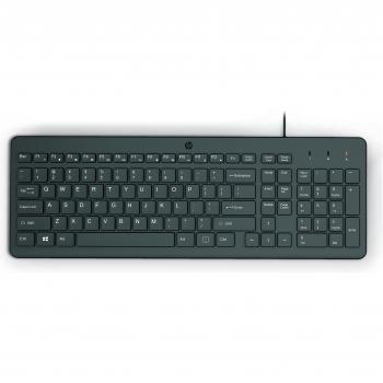 HP 150 Teclado con cable USB QWERTY Español Negro