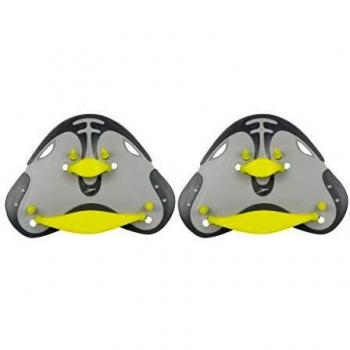 Speedo Unisex's Finger Paddle, Lime Punch/Oxide Grey, One Size