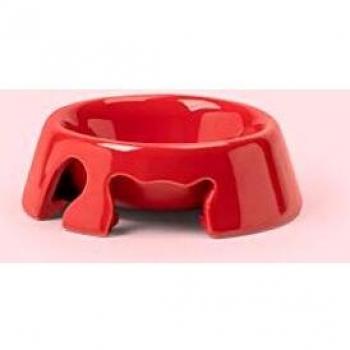 United Pets CD00185RJ Comedero para Gatos, Rojo
