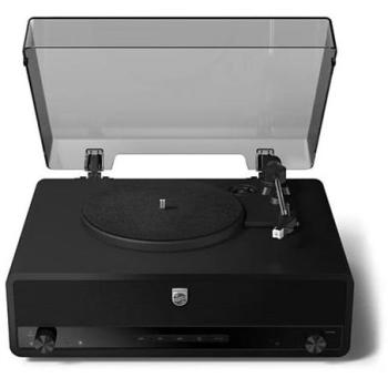 Tocadiscos Philips The Stevie TAV3000B/10 Bluetooth Automático con Altavoces Integrados y 3 Velocidades
