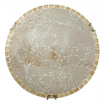 Plafón Tenor 3xE27 Ámbar Mosaico 12x40x40 cm