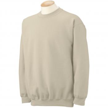 Gildan Unisex Heavy Blend Beige Crewneck Sweatshirt (2XL)