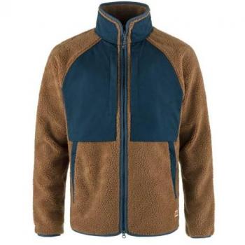 Forro polar Fjällräven Vardag Pile marrón/azul - XXL