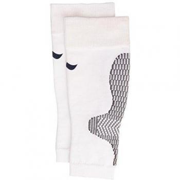Medilast D410BN - Pantorrillera unisex, lot de 2, color Blanco/Negro, talla L