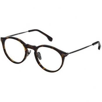 Lozza VL4144500722 Gafas, Shiny Dark Havana, 50/22/140 Unisex Adulto