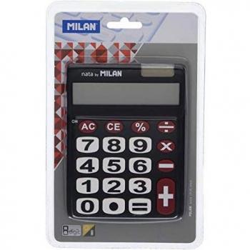 Milan 151708BL - Calculadora, 8 dígitos, multicolor