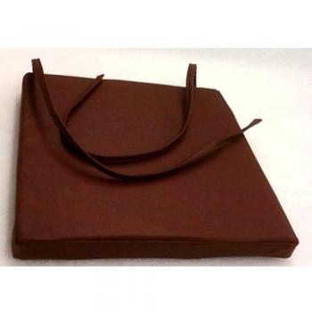 Seat Cushion with 100 % Polyester / Artificial Leather Cover / 100 % Polyurethane Foam Filling Size 41/46 44 x 5 cm Various Colours 41/46 x 44 x 5cm 12 hell Latte macchiato