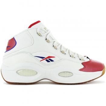Reebok Question Mid Men's Leather Basketball Shoes White GZ7099