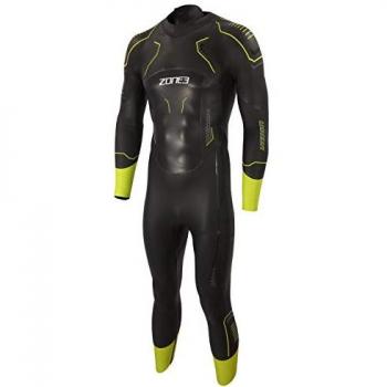 Traje de neopreno Zone3 Vision negro amarillo - ST, características: material de neopreno, diseño específico para hombres, color negro con detalles amarillos, ideal para natación en aguas abiertas y triatlones, ofrece flexibilidad y comodidad