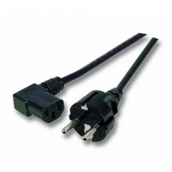 Neklan 2020275 - Cable de alimentación acodado, 1.5 m, color negro