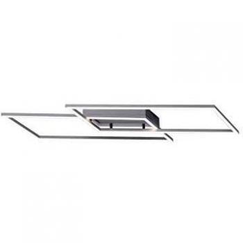 Lámpara de Techo LED Paul Neuhaus Inigo, Acero Inoxidable, 2x15W, 3000K, Regulable