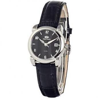 TIME FORCE Reloj Analógico para Mujer de Cuarzo con Correa en Cuero TF2584L-01