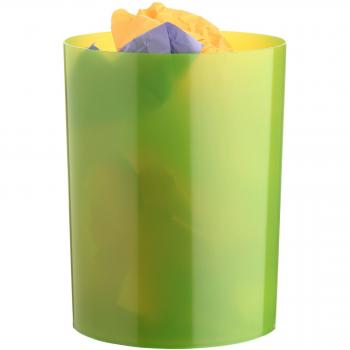Archivo 2000-2000KWTL - Papelera 17 litros de capacidad, color verde kiwi traslúcido