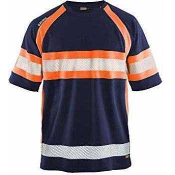 Blaklader High-Visibility Anti-UV T-Shirt Marine Orange XS