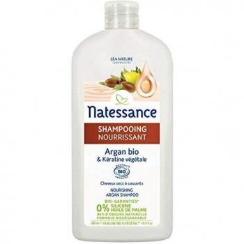 Natessance Nourishing Shampoo Organic Argan and Vegetable Keratin 500 ml