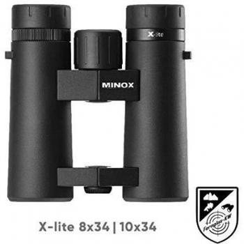 Minox X-Lite 8X34 Auriculares de Caza, Adultos Unisex, Multicolor (Multicolor), Talla Única