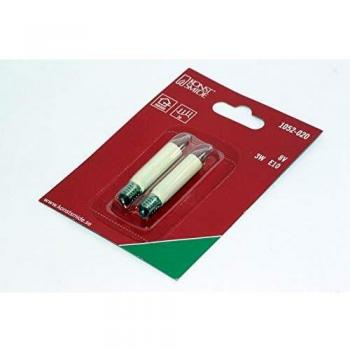 Bombillas de repuesto E10 3W 8V para árbol navideño, pack de 2 Konstsmide