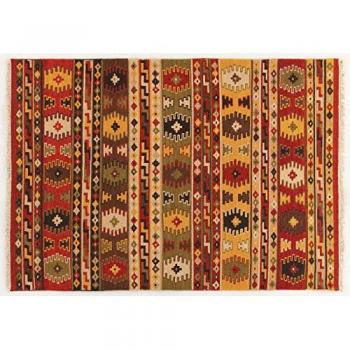 Alfombra Kilim Sivas Multicolor Rojo/Naranja 300x200 cm