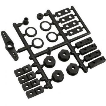 Kyosho- Hexágono de Rueda, Color Negro