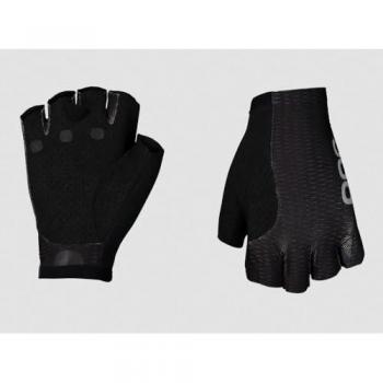 Guantes POC Agile Uranium Negros - Malla Transpirable y Palma Perforada, Cortos, Adultos Unisex, Talla L