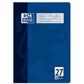Cuaderno Oxford A4, 16 hojas, raya 27, liso con márgenes