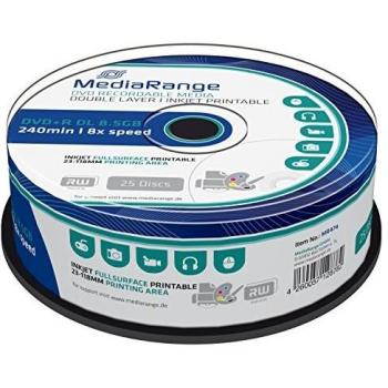 MediaRange MR474 - DVD+RW vírgenes de 8.5 GB