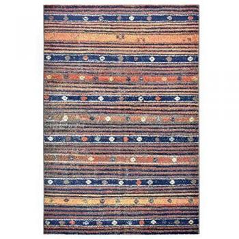 vidaXL Alfombra Azul y Naranja 160 x 230 cm PP