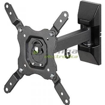 Vivanco BMO 6020 Soporte Inclinable y Giratorio de Pared para Monitor/TV/LED de 13 a 43, hasta 20kg de Peso, Distancia a la Pared 60 mm hasta 220mm, inclinación hasta -15º