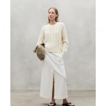 Jersey Til beige de punto de muler de manga larga ECOALF