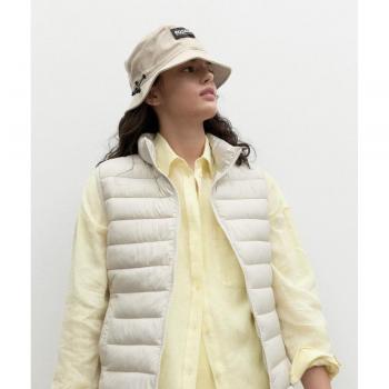 Chaleco acolchado de mujer con cremallera Ecoalf