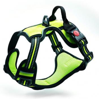 K2 ARNES 33-43CM - Arnes para Perro Pequeño con Sistema Antitirones y Ajuste Azul