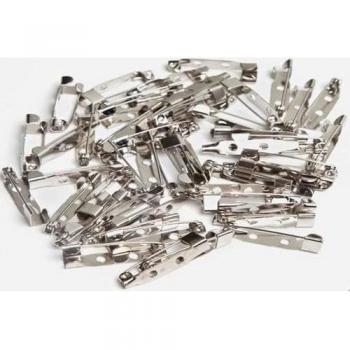 100 x 25mm Alfileres Ganchos para Broches Joyeria