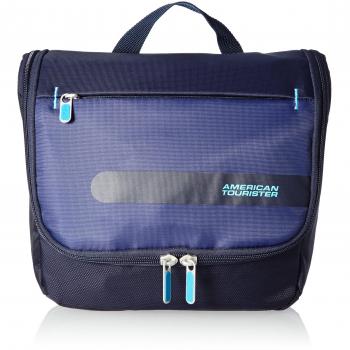 American Tourister Herolite Hang Neceser de Viaje, 7 litros, Color Azul