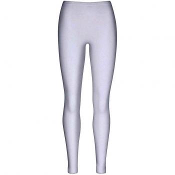 Mey Noblesse Women's Long Leggings, White Cotton, Size 46