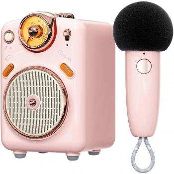 Altavoz Bluetooth Divoom Fairy OK Rosa con Micrófono y 6 horas de Batería