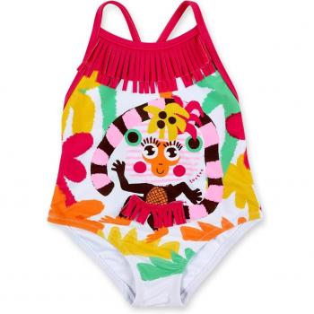 Bañador de niña Tuc Tuc con flecos y estampado frontal