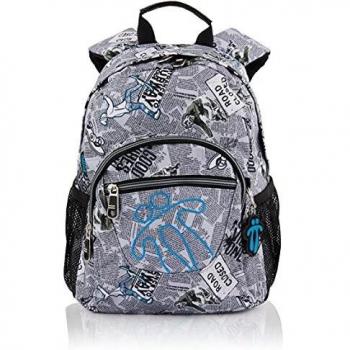 TOTTO Morral Tempera Mochila, Hombre, Estampado, Talla Única